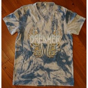 Bella Canvas Dreamer Angel Wings Graphic Tee Size Medium Blue - SALE 5 FOR $25